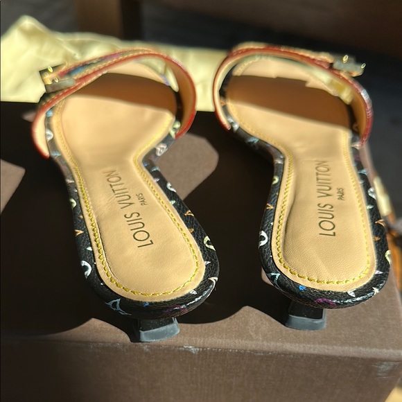 Louis Vuitton Monogram Multicolore Slide Sandals - Picture 5 of 10